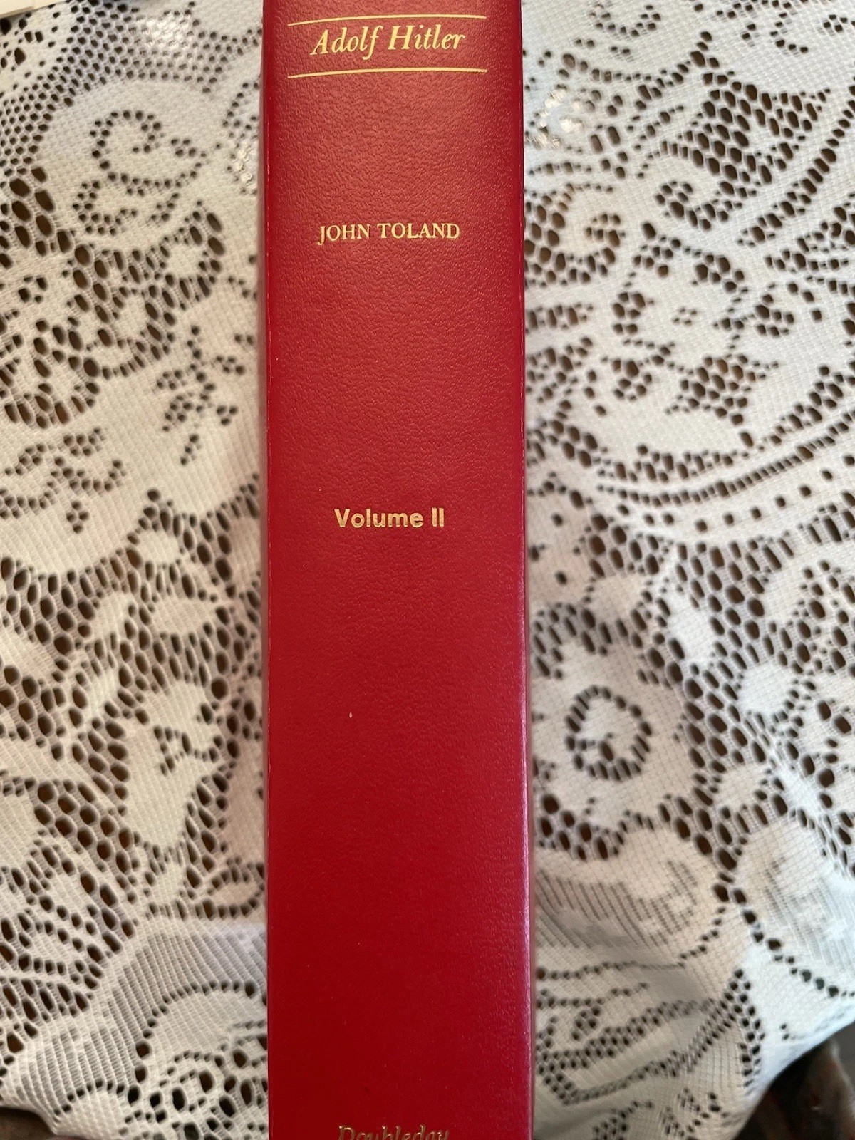 Adolf Hitler 2 Volumes by John Toland Hardcover w/ Dust Jacket Doubleday 1976