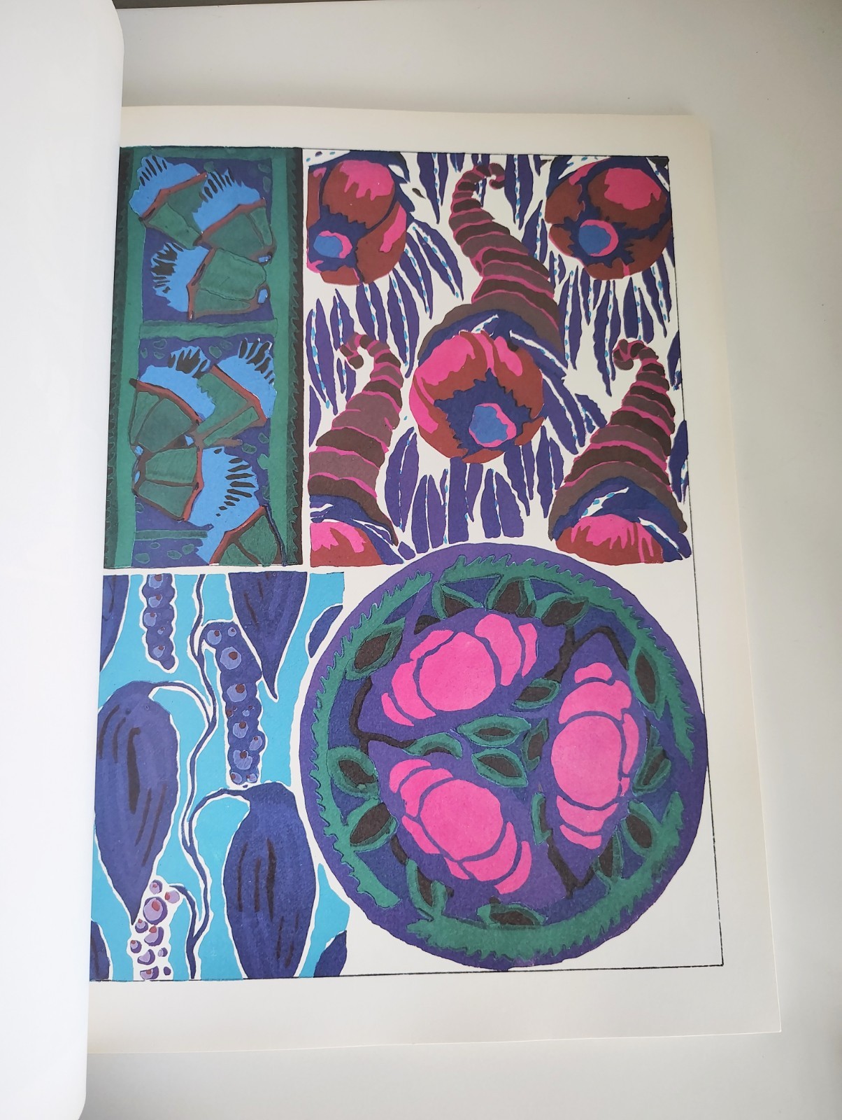 Abstract & Floral Designs E A Seguy 1988 Vintage TPB Art History Crescent Books