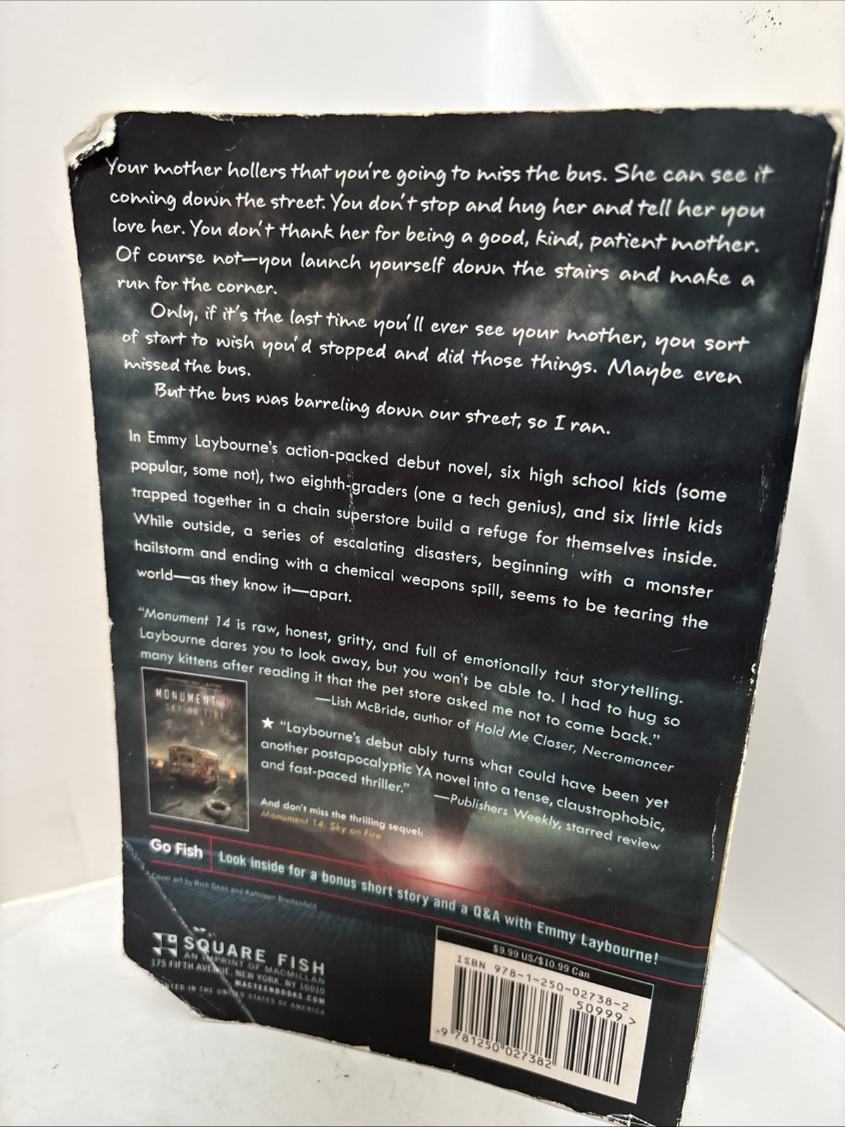 Monument 14 by Emmy Laybourne (2013, Trade Paperback)