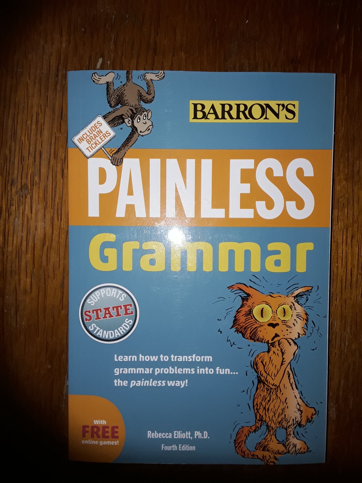 Barron’s Painless Grammar sc NEW Elliott for Middle & High School Age