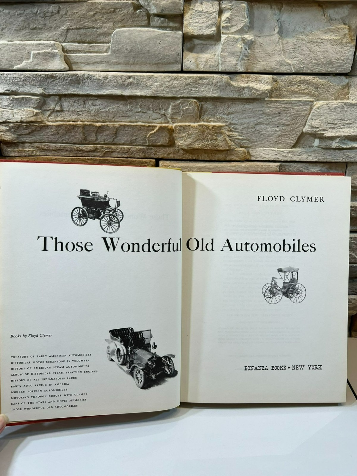 Those Wonderful Old Automobiles by Floyd Clymer 1953 HCDJ Vintage Car Book