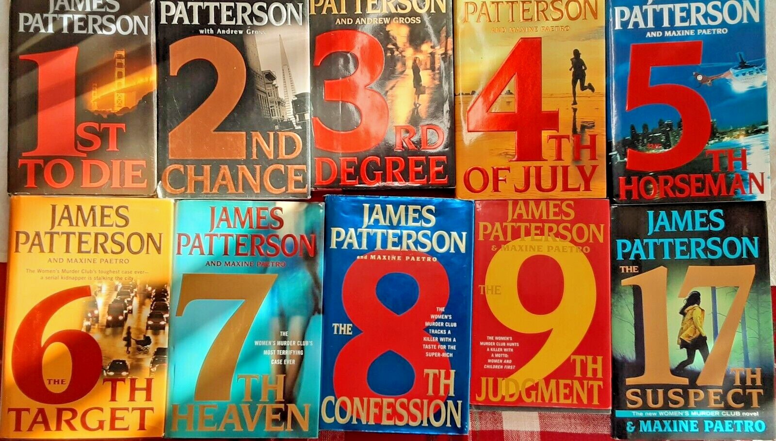 JAMES PATTERSON You Pick the Title Hardcover Books-Create Your Own Lot!