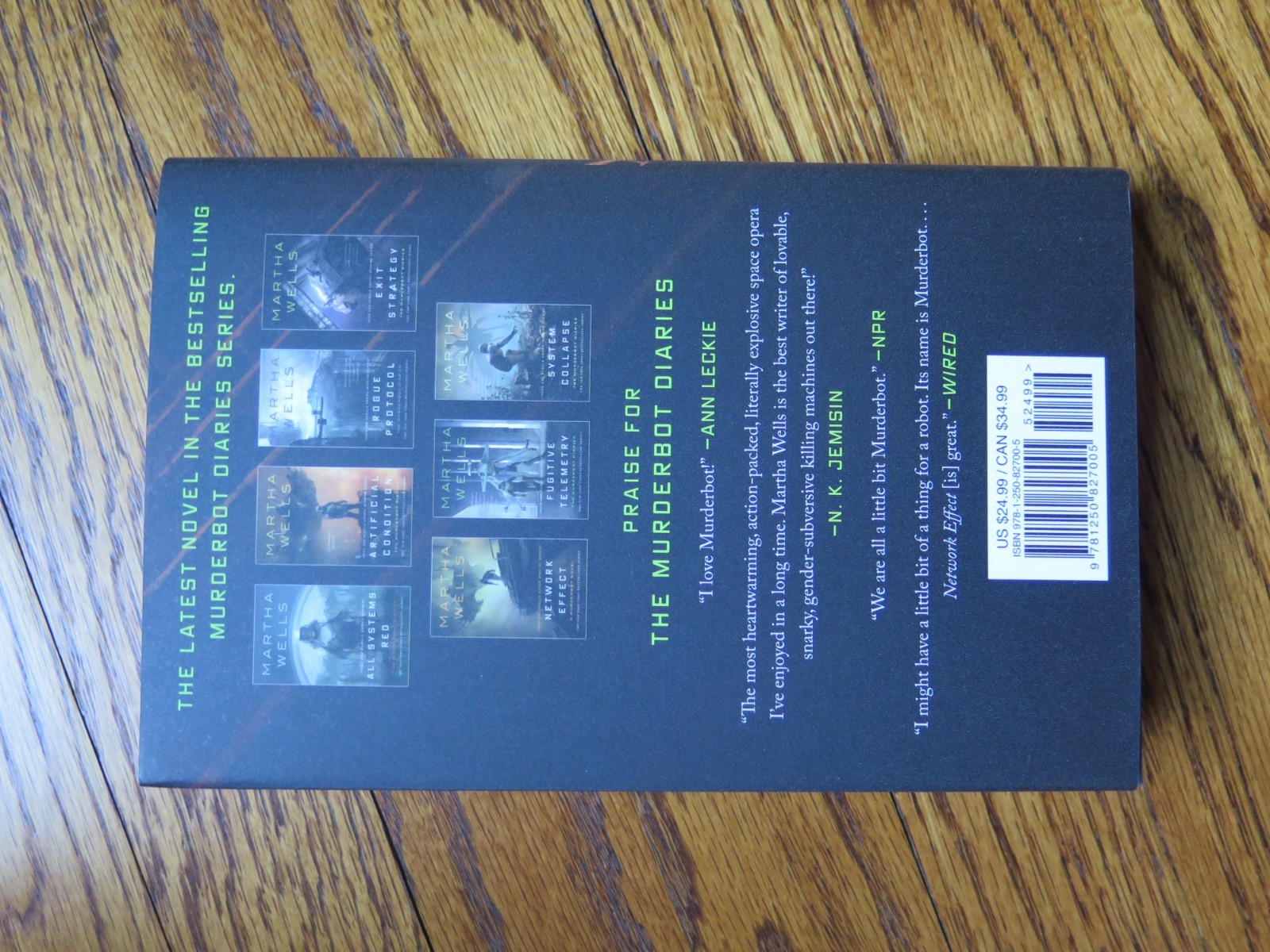 SIGNED by Martha Wells | PLATFORM DECAY| 1st Edition, 1st Printing | Murderbot