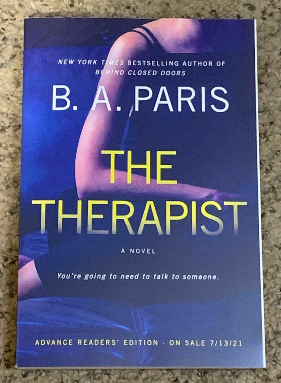 The Therapist by B. A. Paris Collectible Advance Reading Copy