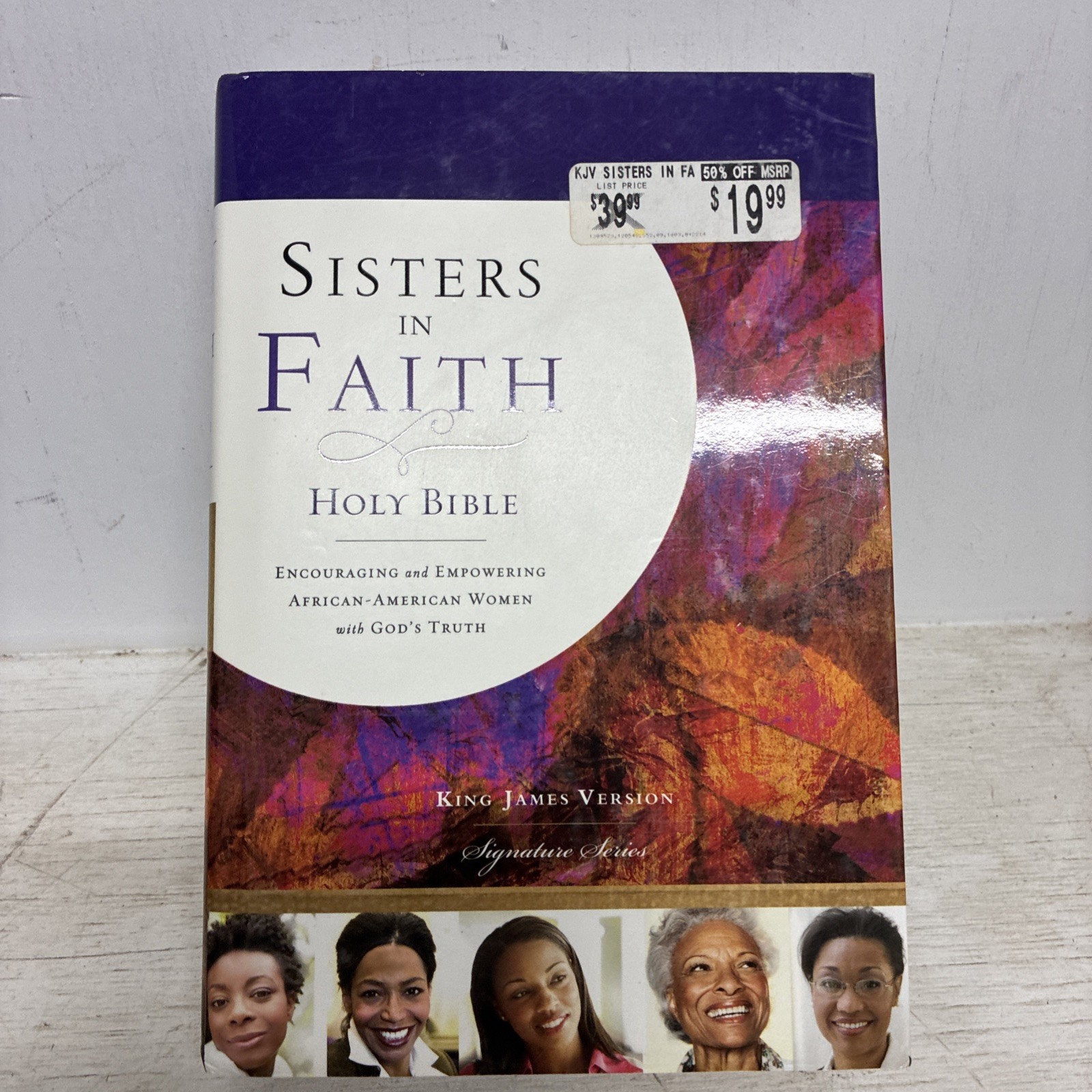 SISTERS IN FAITH HOLY BIBLE: KING JAMES VERSION By Clark Michele Jenkins VG