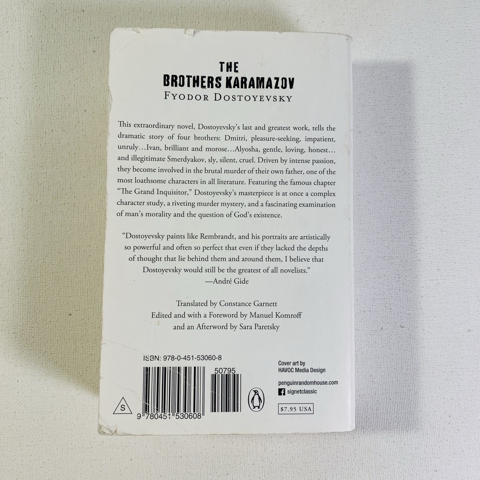 Brothers Karamazov by Fyodor Dostoyevsky 2007, Trade Paperback