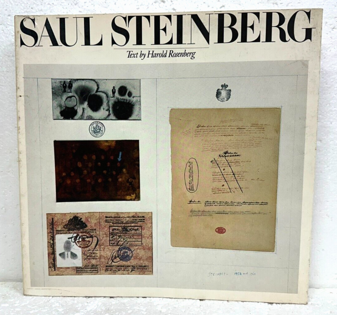 Saul Steinberg by Harold Rosenberg 1978 Humor & Satire
