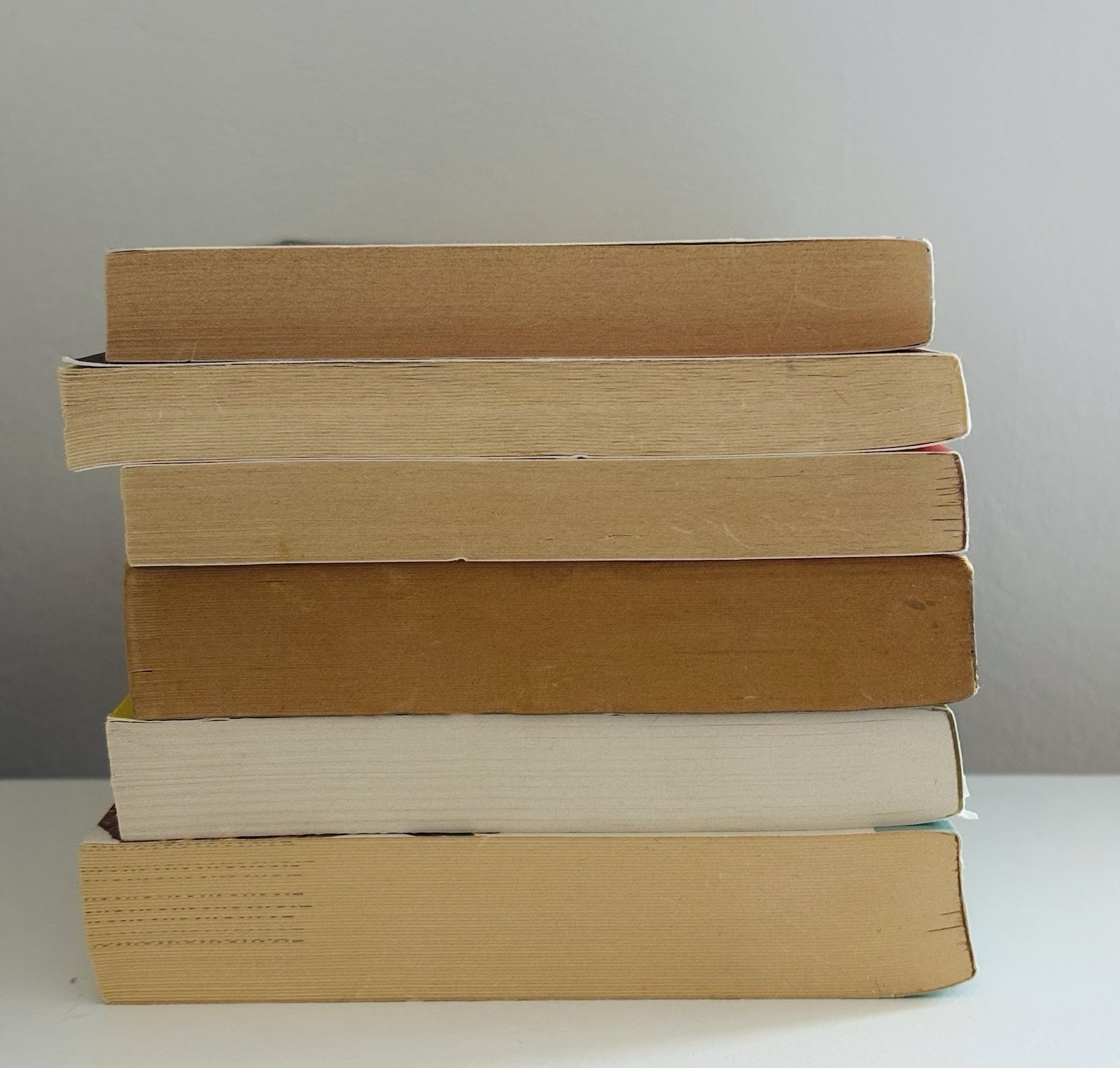 Lot of 6 TWENTIETH-CENTURY FICTION BOOKS Vonnegut Pynchon David Foster Wallace