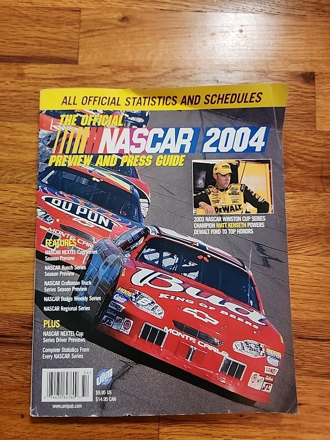 vtg Official Nascar 2004 Preview and Press Guide — All Stats & Schedules