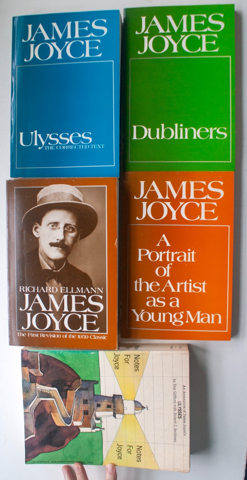 NOTES FOR JOYCE, Gifford, Seidman, JAMES JOYCE, Ellmann, ULYSSES + 2 [479]