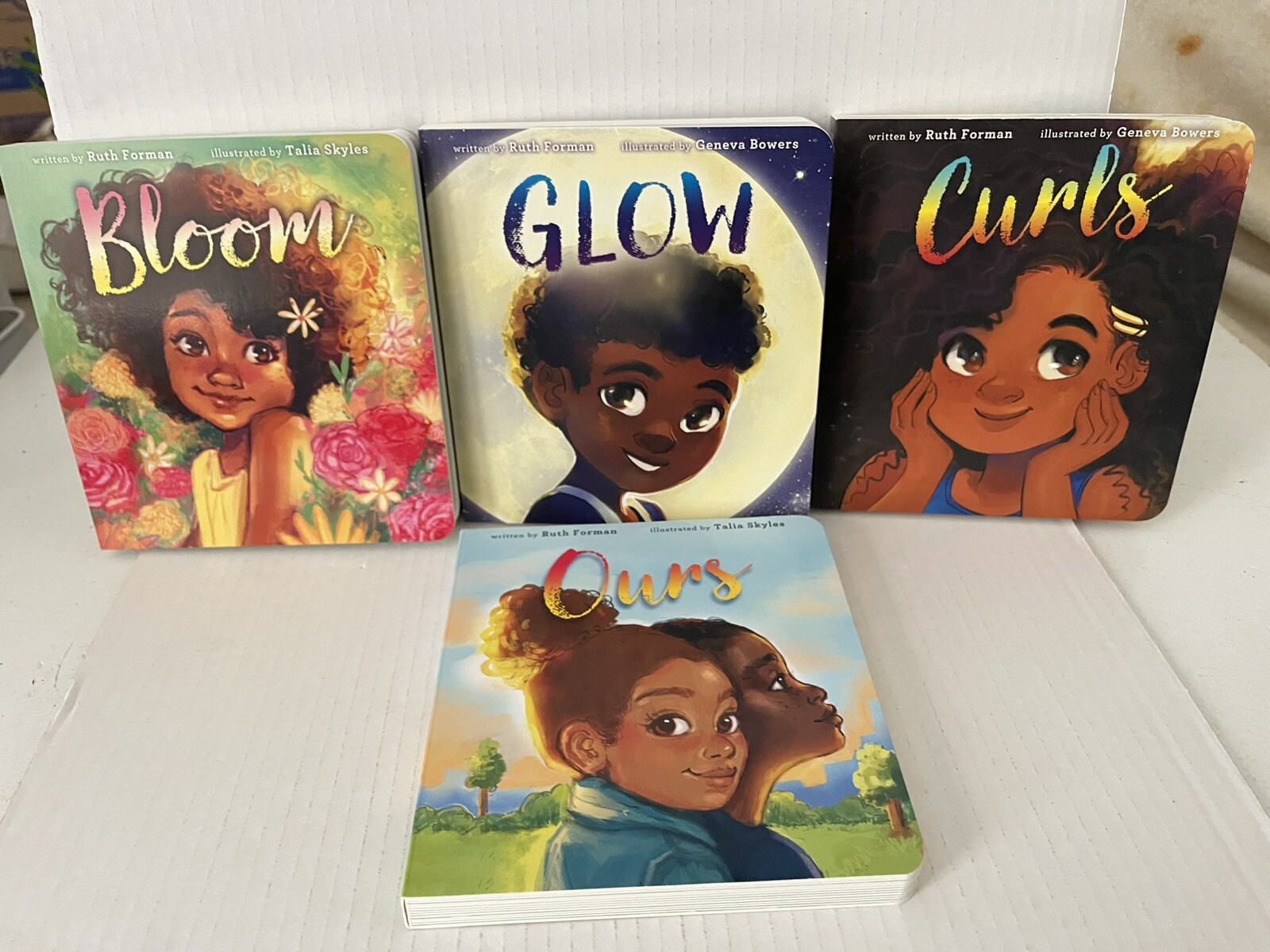 Shine Bright (Boxed Set) : Curls; Glow; Bloom; Ours by Ruth Forman (2023,…