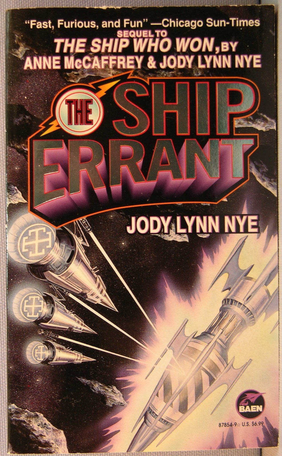 Nye, Jody Lynn — The Ship Errant [Ship Who Sang #6] PB 1st Printing 1997 VG