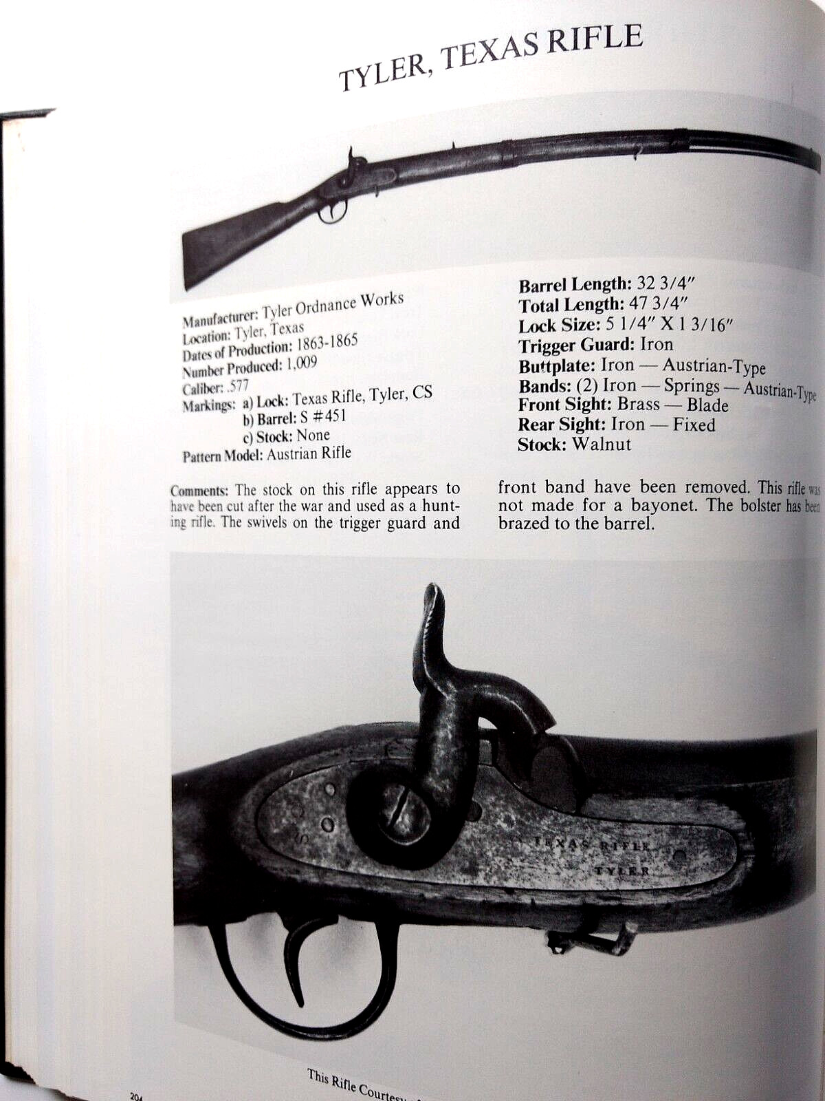 Confederate Longarms &Pistols by Richard Taylor Hill Pictorial Study 1st Ed 1978