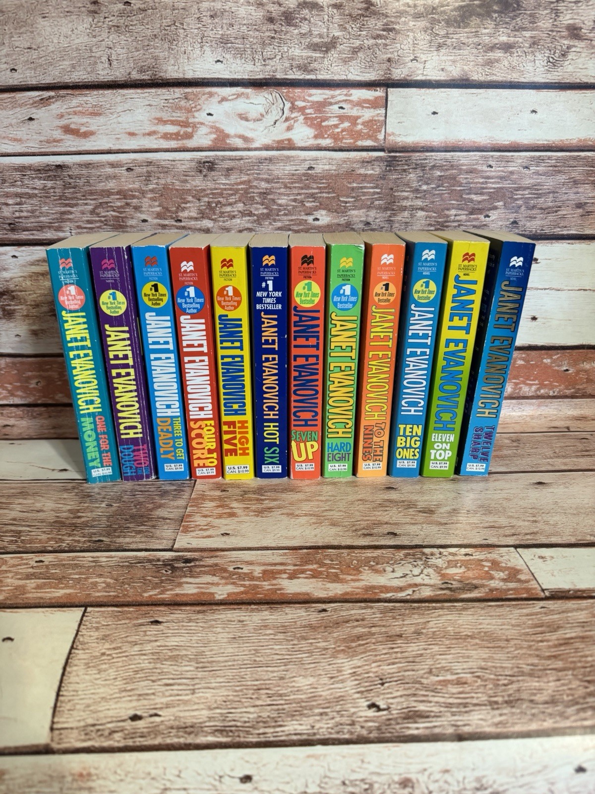 Janet Evanovich Stephanie Plum Mystery Series Lot Books 1-12 Paperback Set