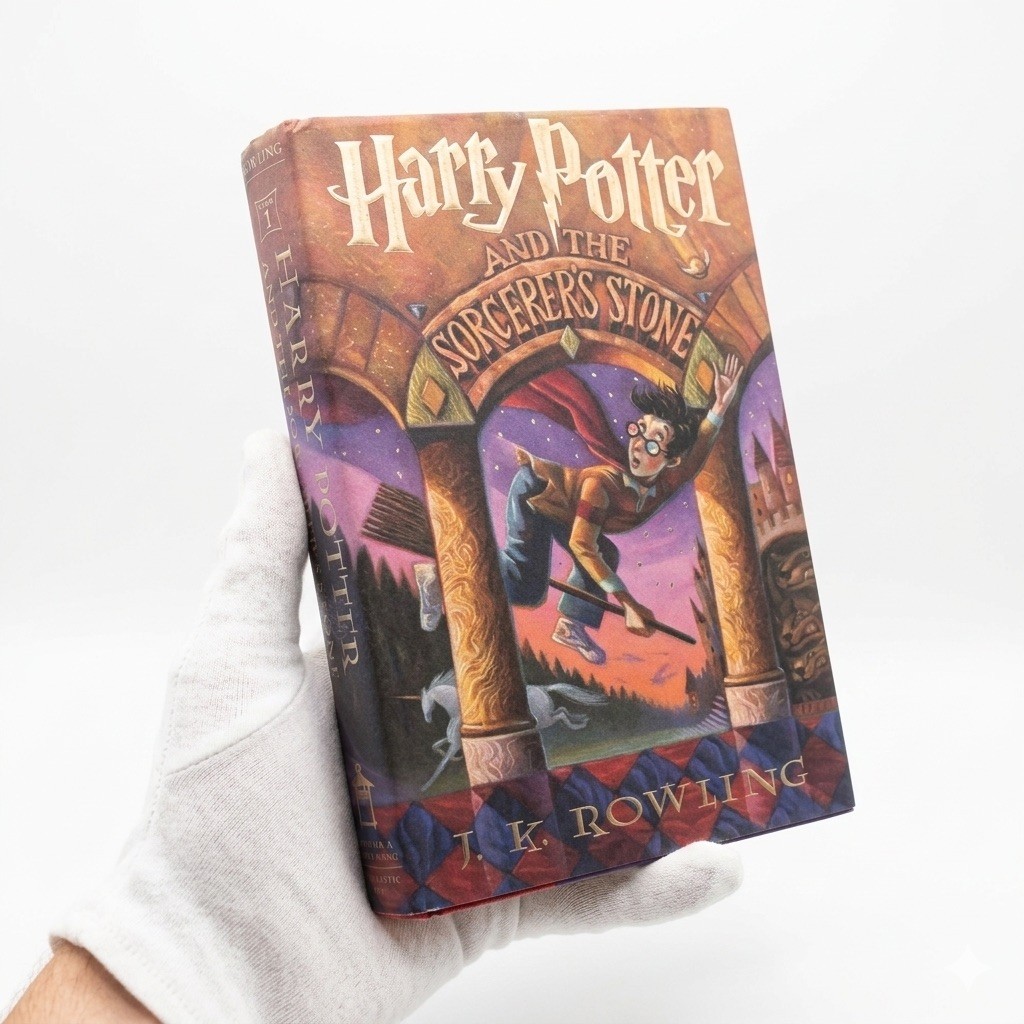 Harry Potter and The Sorcerer’s Stone First Edition 1998 Hard Cover 309 Pages