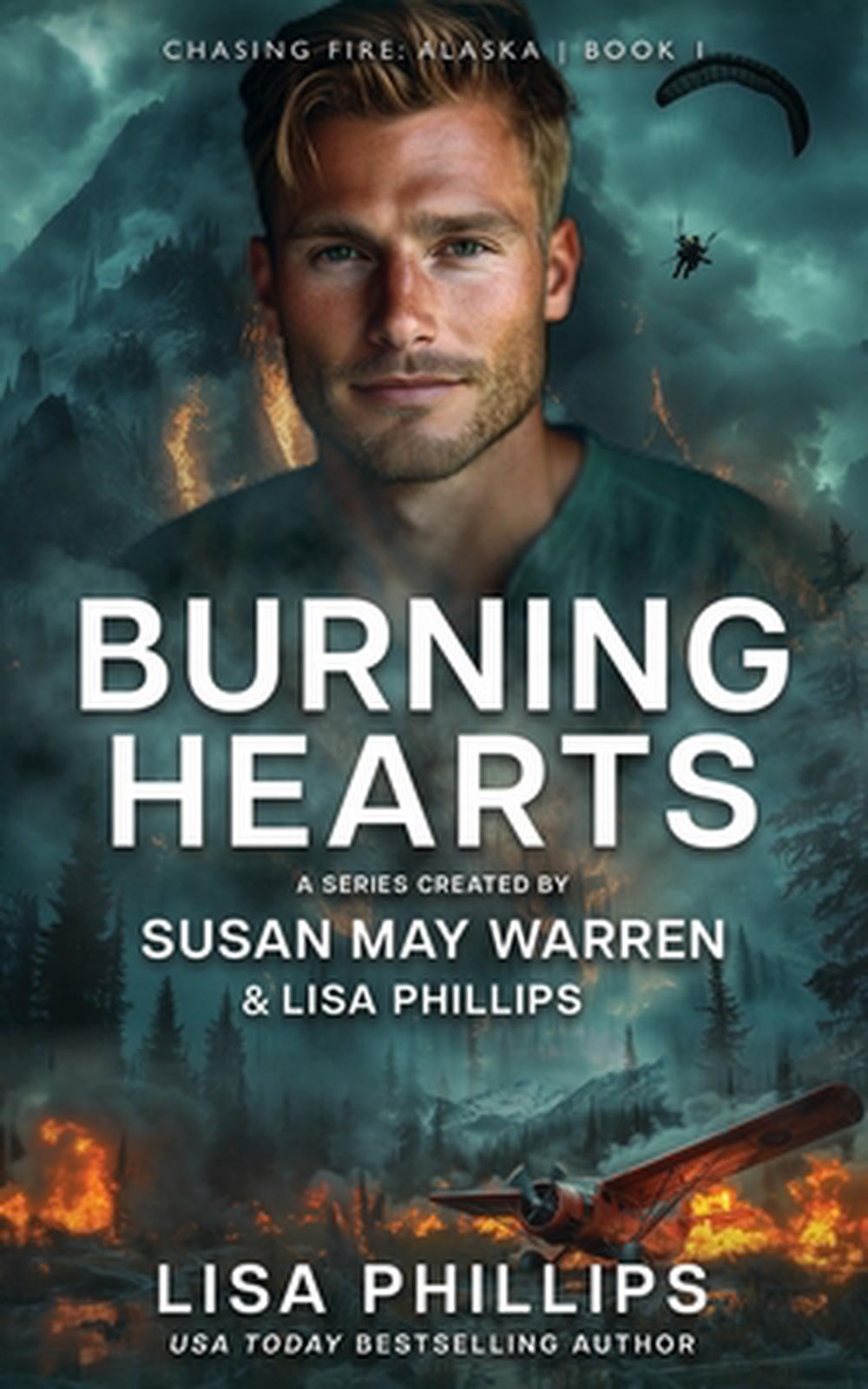 Burning Hearts by Lisa Phillips Paperback Book