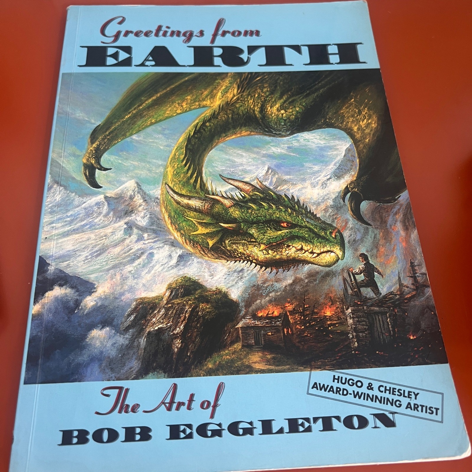 Greetings from Earth The Art of Bob Eggleton Fantasy Sci-Fi Art Book 2000