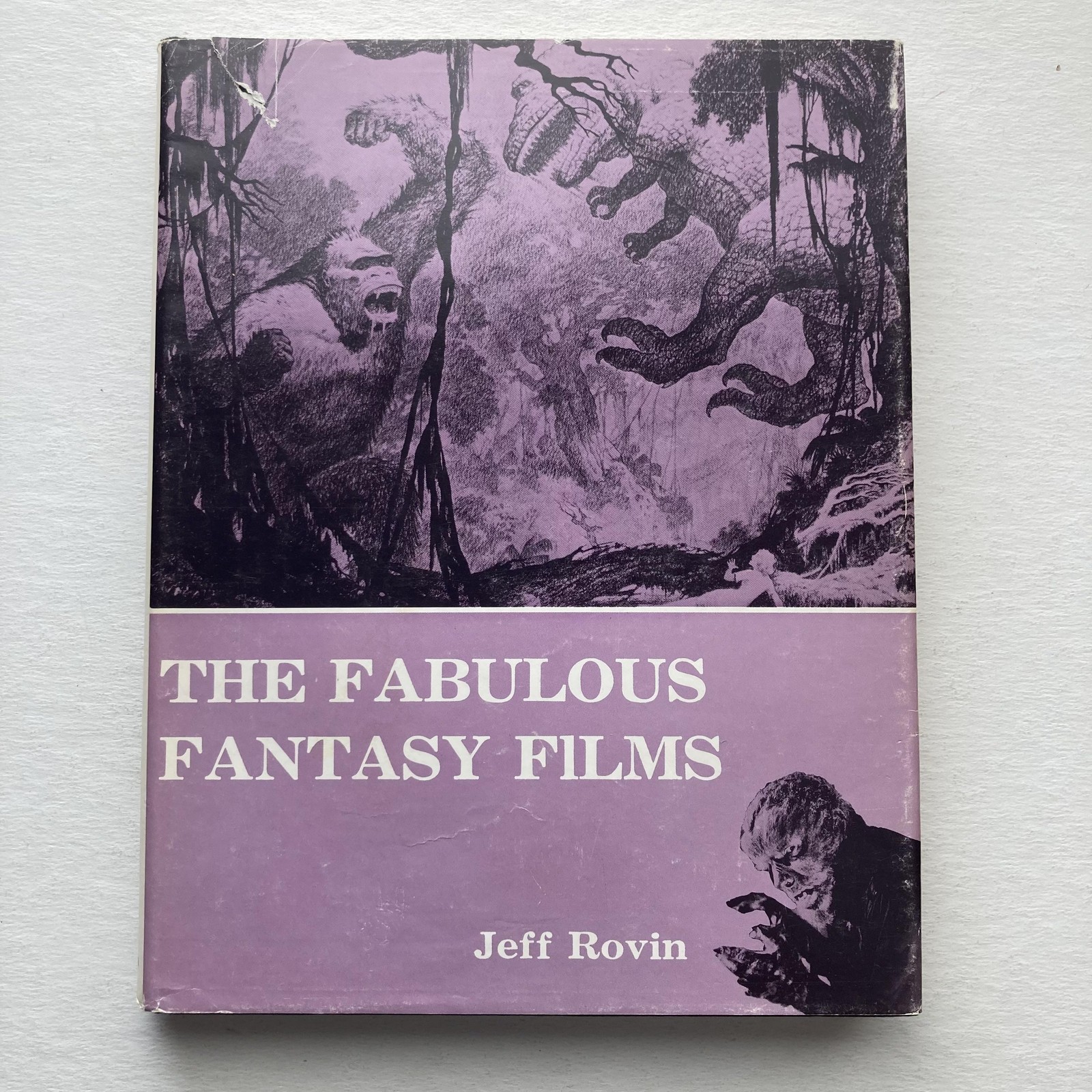 Vintage The Fabulous Fantasy Films Jeff Rovin 1977 Hardcover Movie Criticism