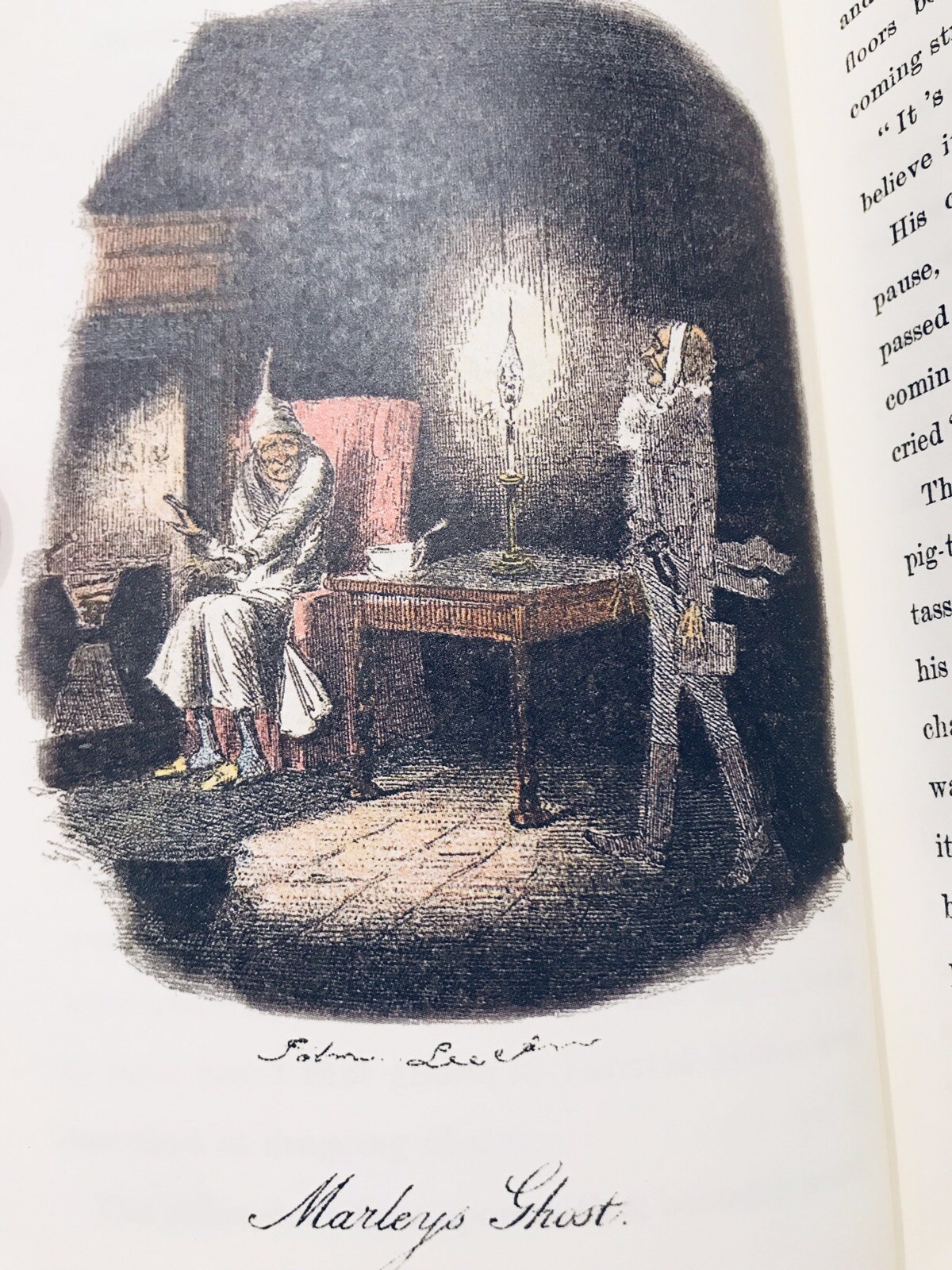 GIFT WRAPPED🎁A Christmas Carol Charles Dickens Silk Binding 1st Edition Replica