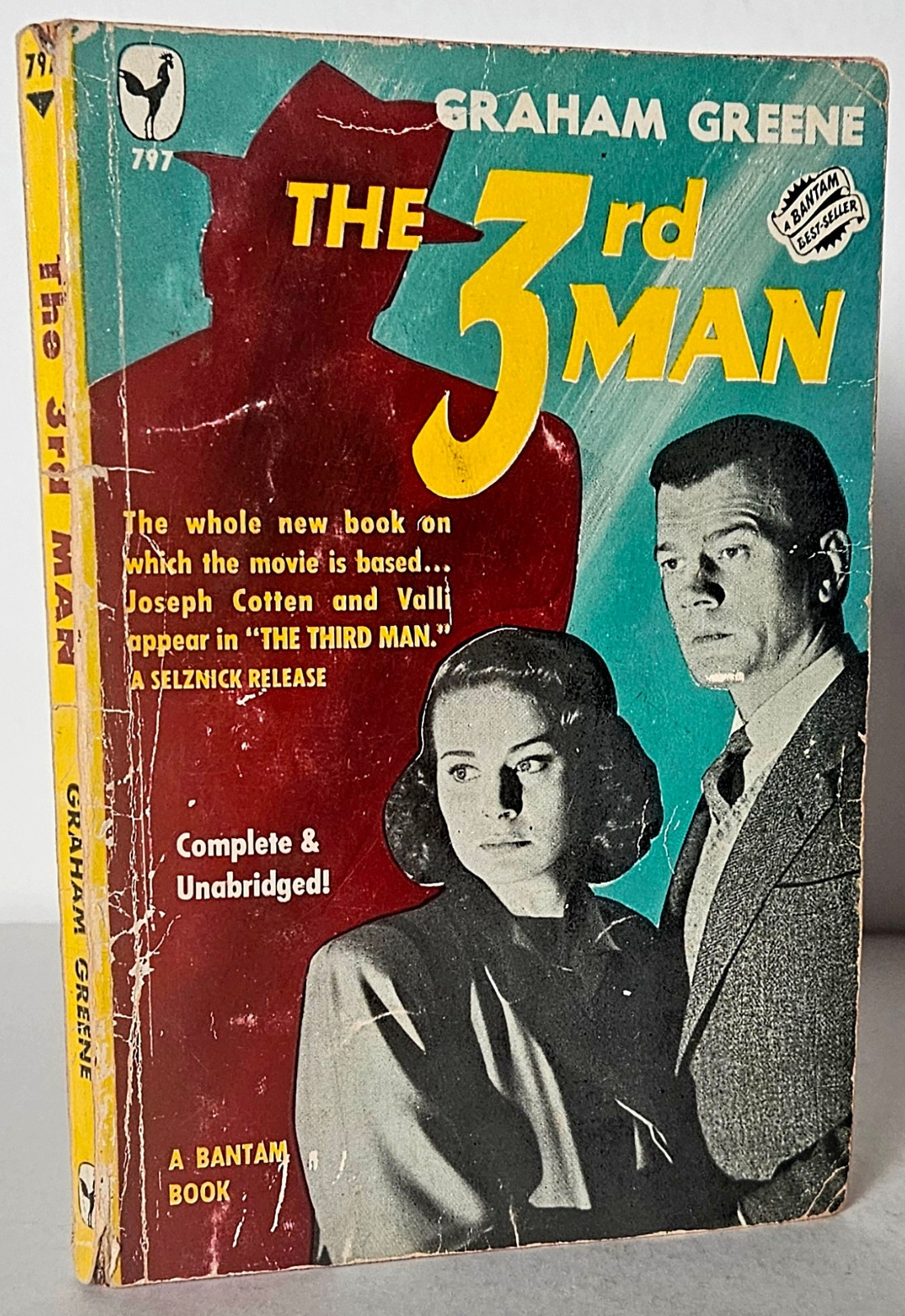 The 3rd Man by Graham Greene, 1st Bantam edition 1950 Orson Wells Movie Tie-In