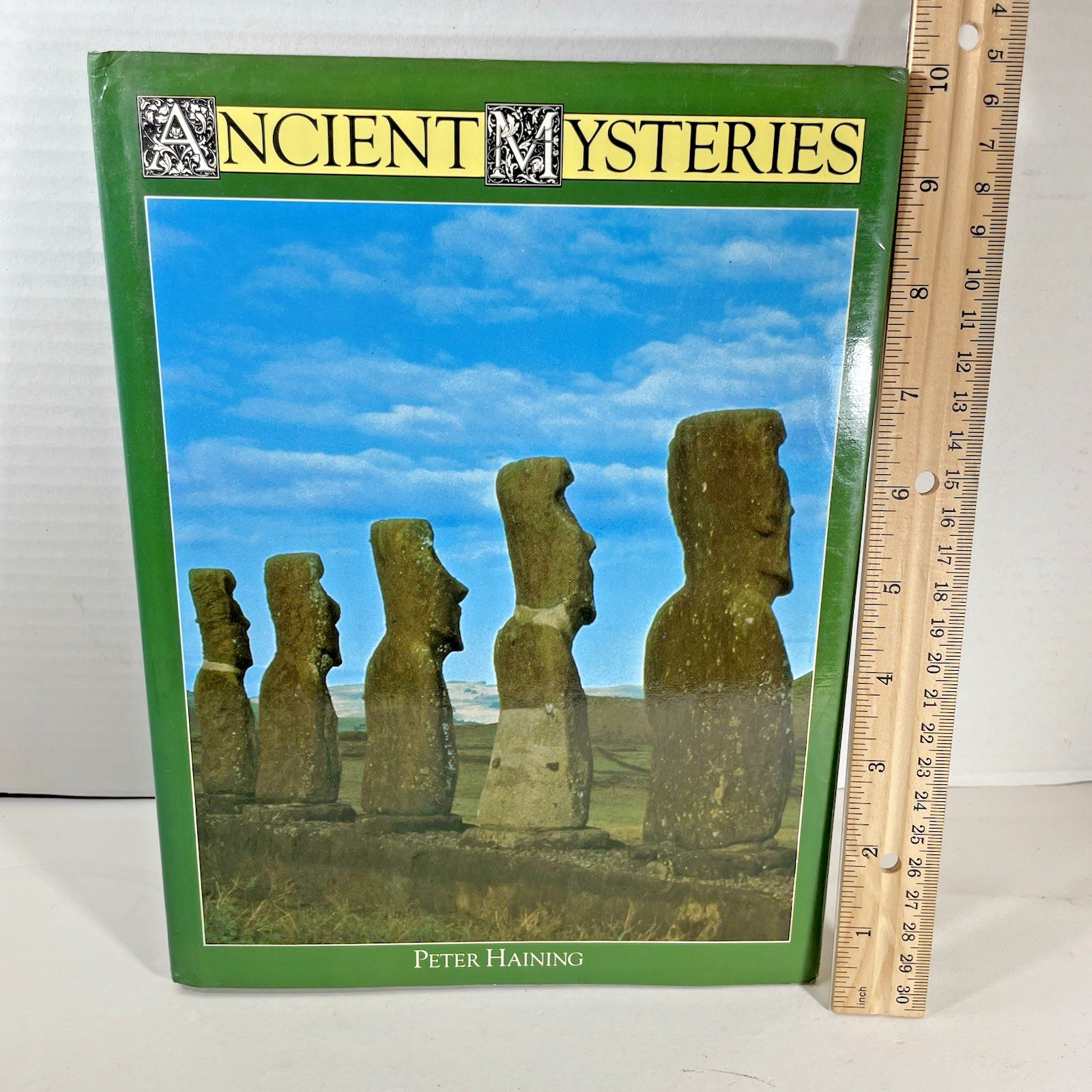 Ancient Mysteries By Peter Haining 1977 HB/DJ Book VG/VG 178 pages
