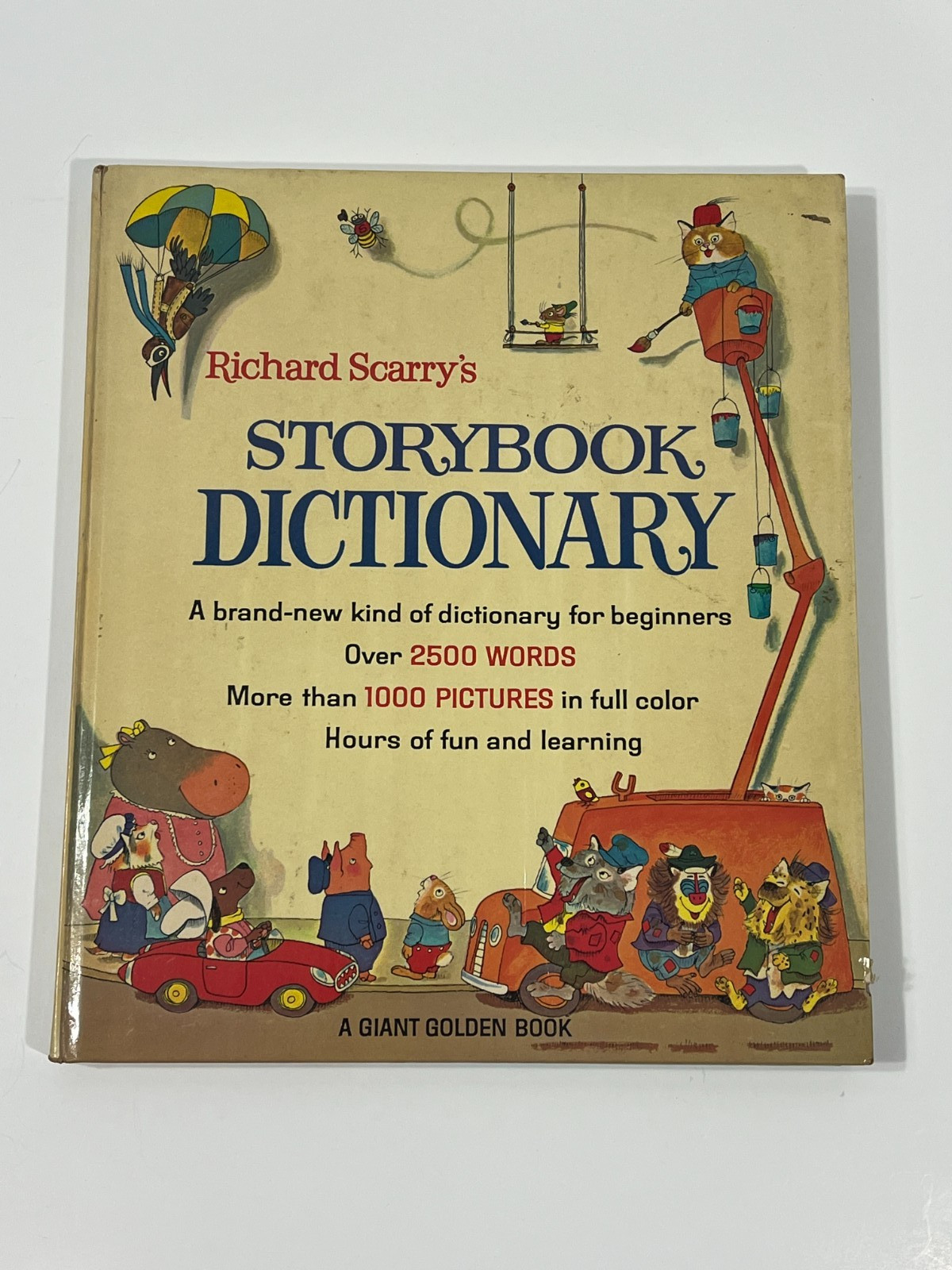 Richard Scarry LARGE Golden Books Hardcovers, Lot Of 7, Preowned