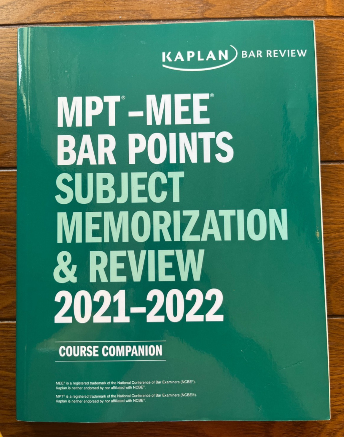 MPT — MEE Bar Points Subject Memorization and Review 2021-2023 Course Companion