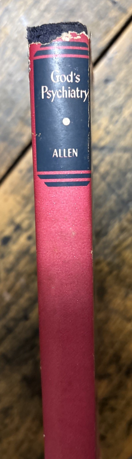 God’s psychiatry book, Signed by charles l. allen, 1953 Hardcover, 3rd printing