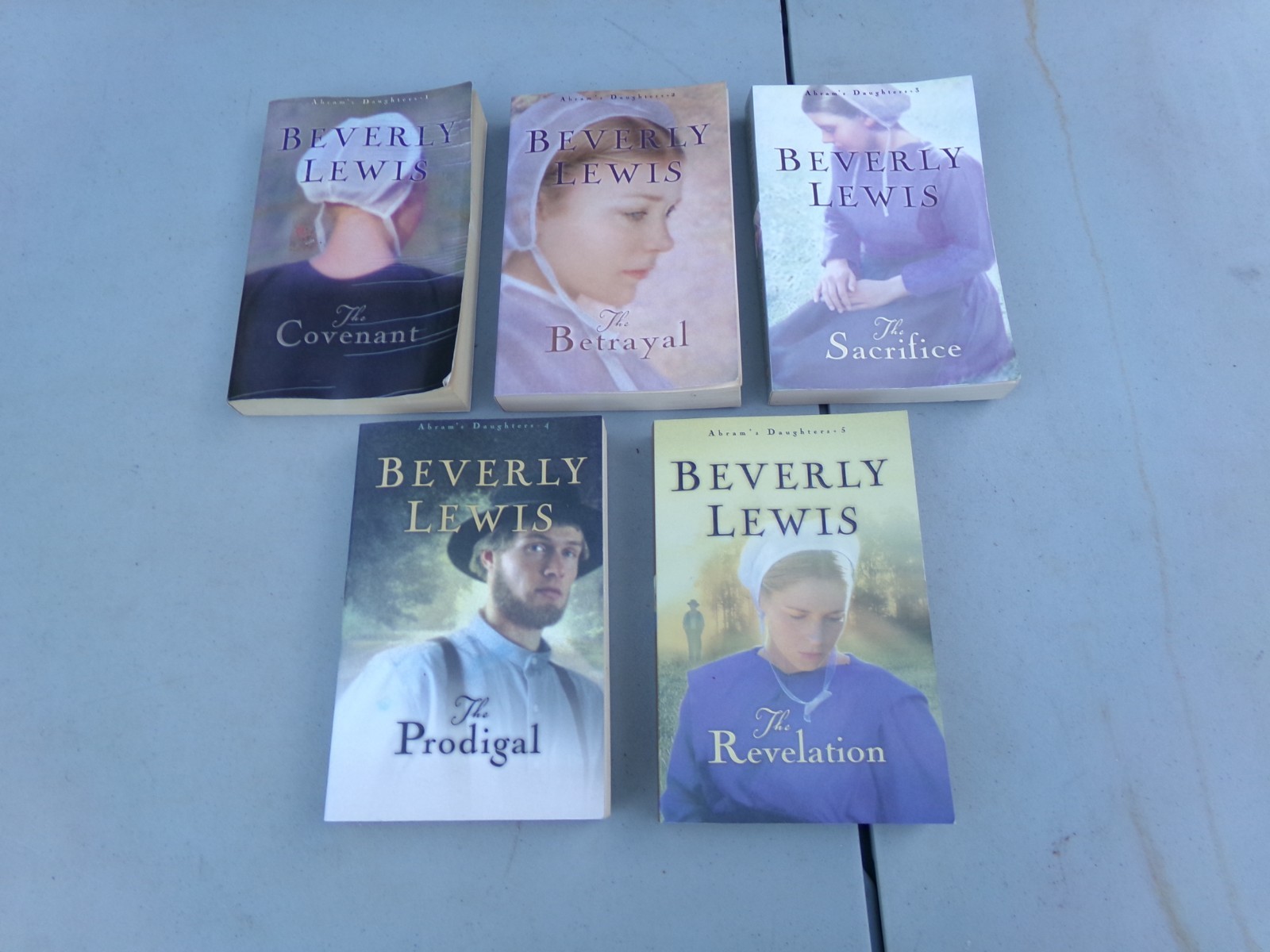Lot of 5 Beverly Lewis Amish Books Abram’s Daughters Set 1 — 5