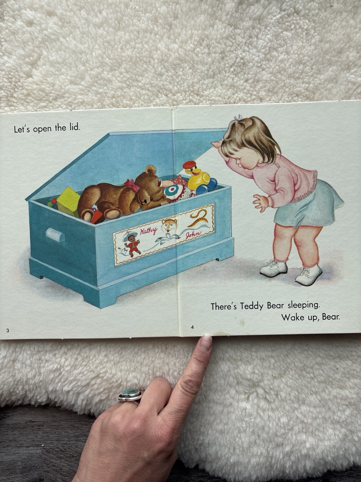 Rare Eloise Wilkin Illustrated My Toy Box, A Golden Panorama Book, Vintage 1960s