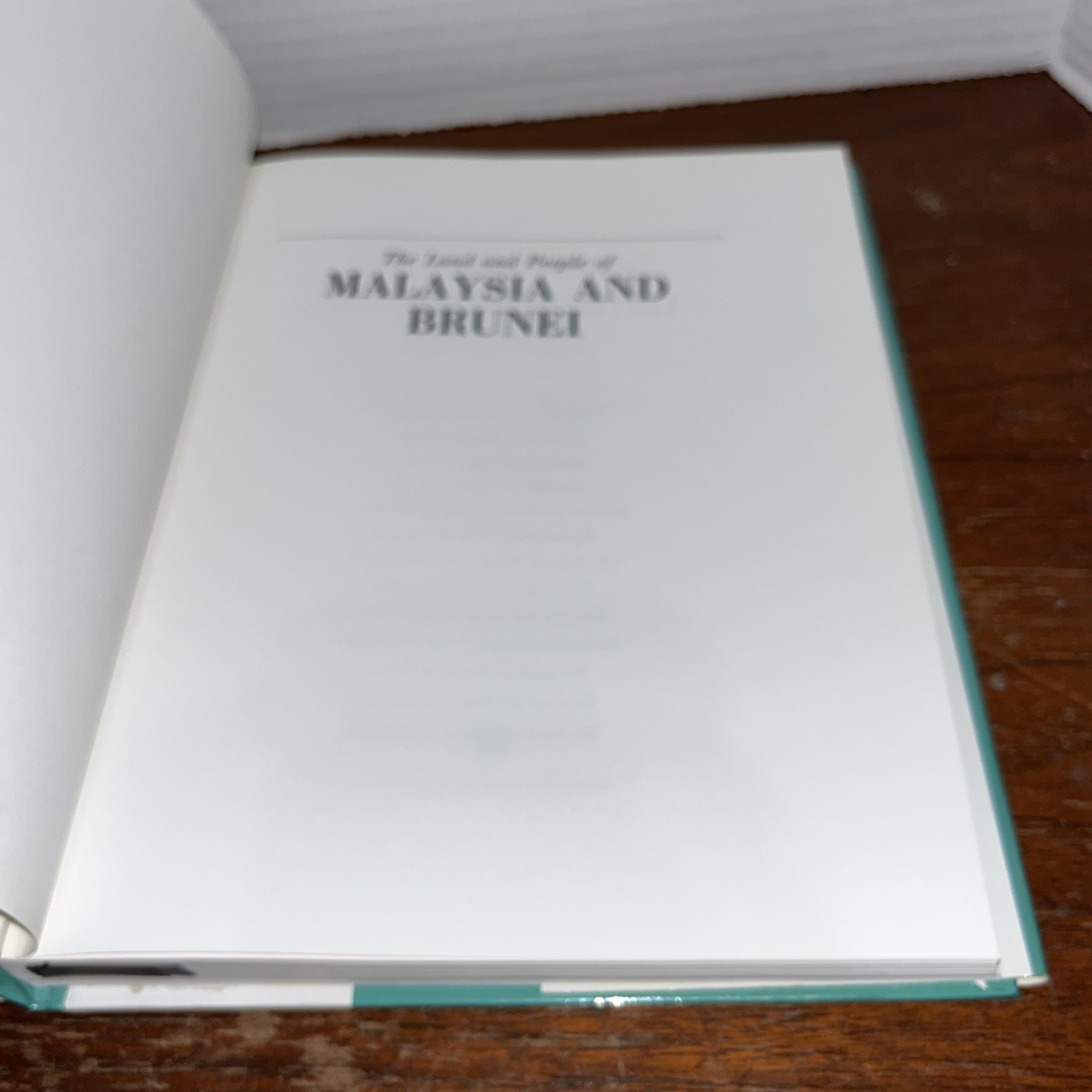 Land and People of Malaysia and Brunei — John S. Major (1991 Hardcover) 1st Ed G