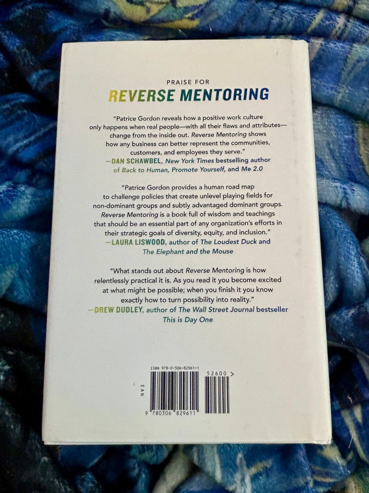 REVERSE MENTORING PATRICE GORDON HARDCOVER BRAND NEW ***FREE SHIPPING****