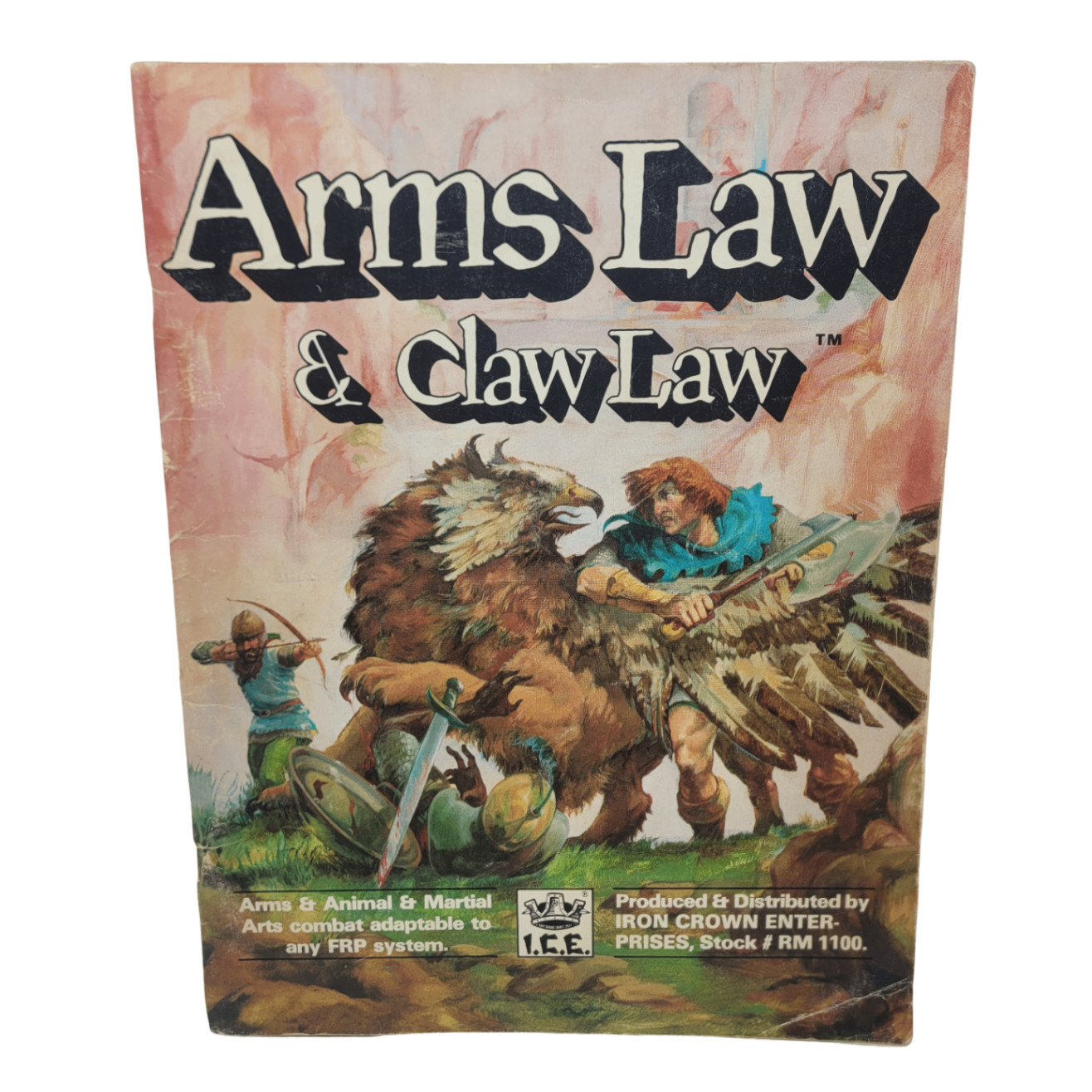 Arms Law & Claw Law Fourth Edition 1984 Roleplaying Game Manual ICE