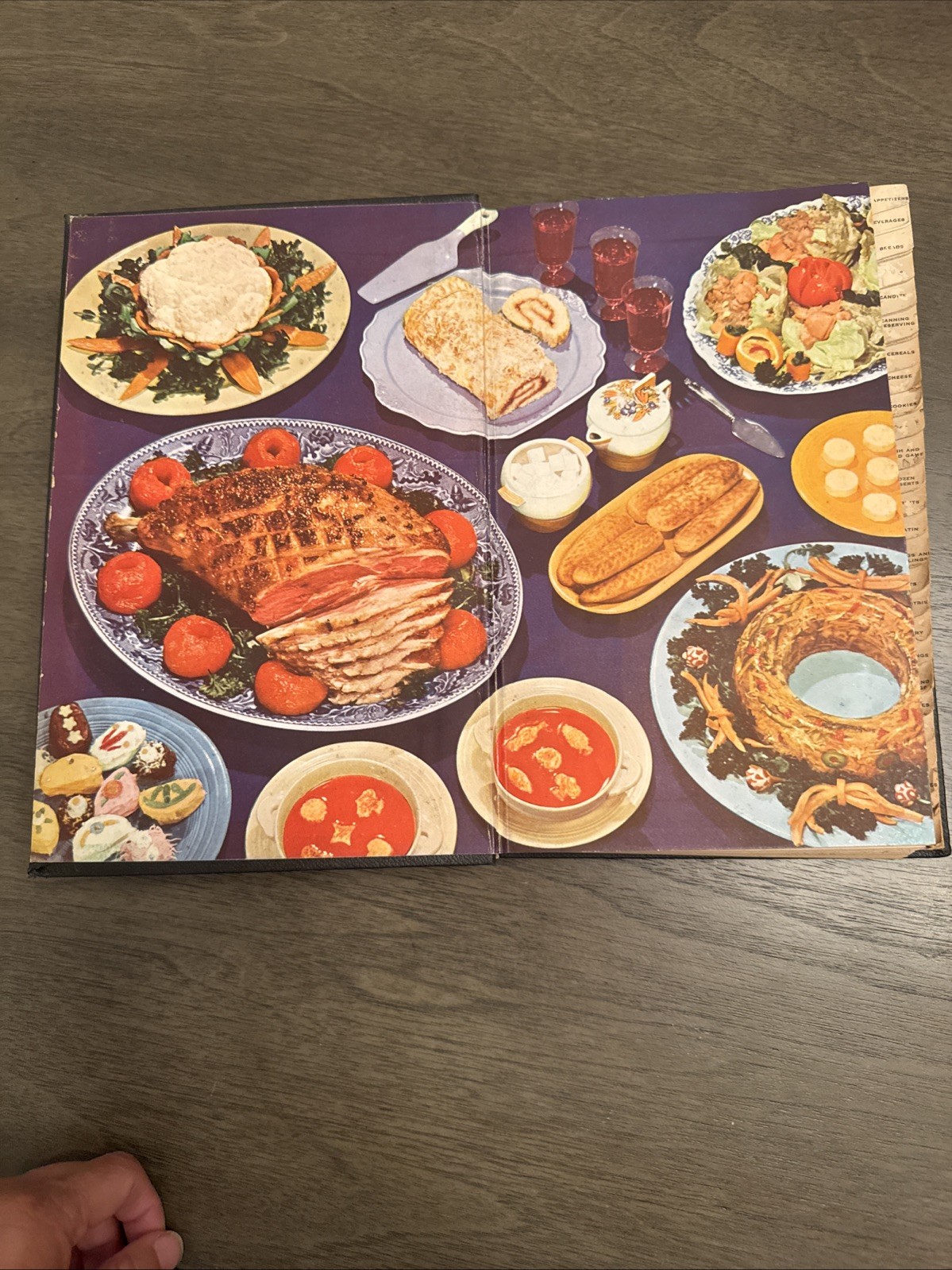 Vintage 1944 Searchlight Recipe Book Cookbook Household Cooking Book, Hardcover