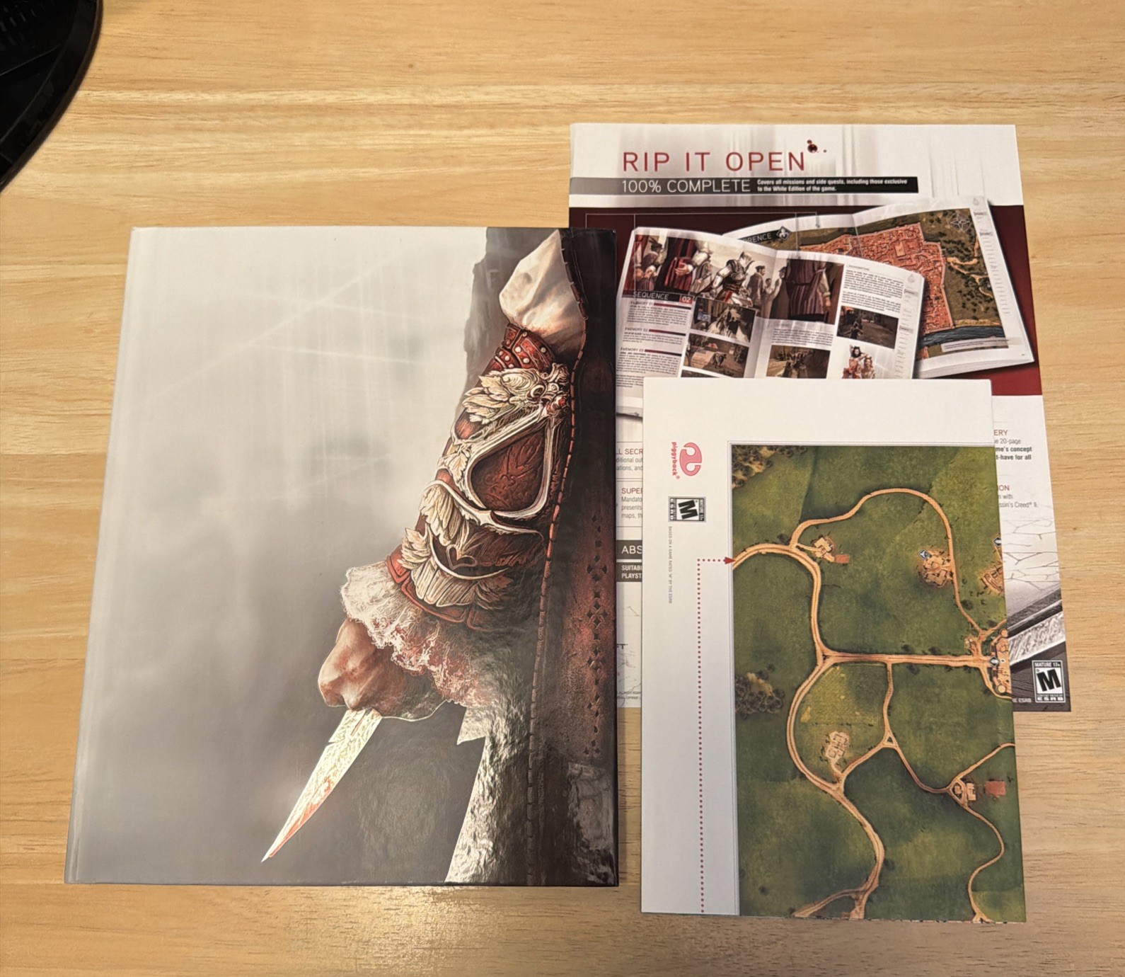 Assassin’s Creed II 2 COLLECTORS EDITION Strategy Guide Piggyback Complete MINT!