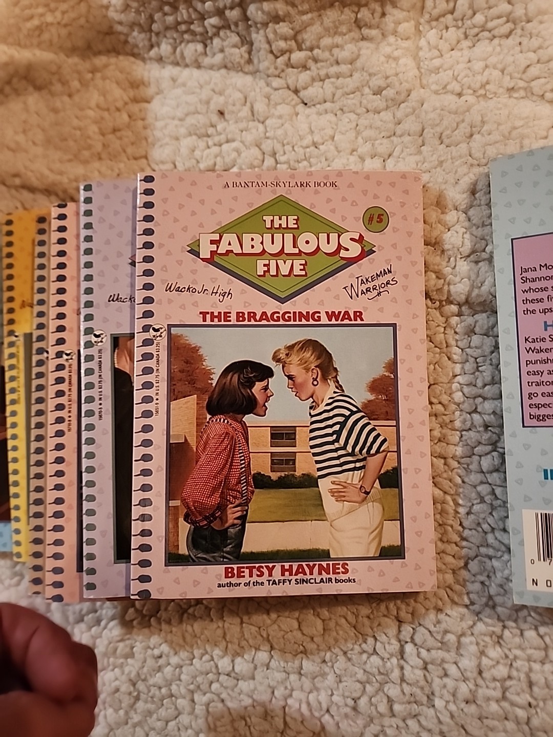 The fabulous 5 by Betsy Haynes books# 1 thru 8 ,#11,#15