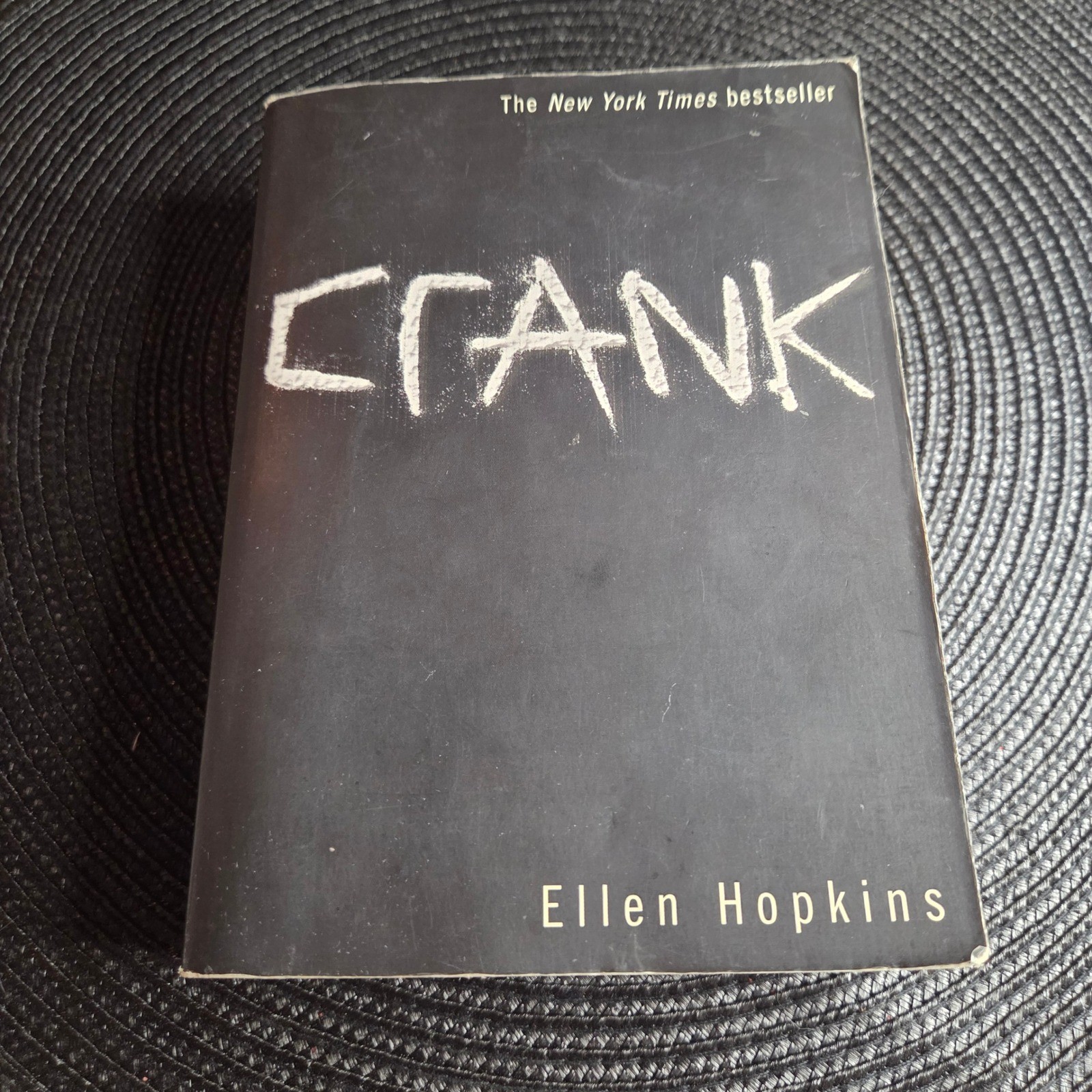 Simon Pulse Crank Novel YA Ellen Hopkins Paperback Black Verse Fiction First Ed