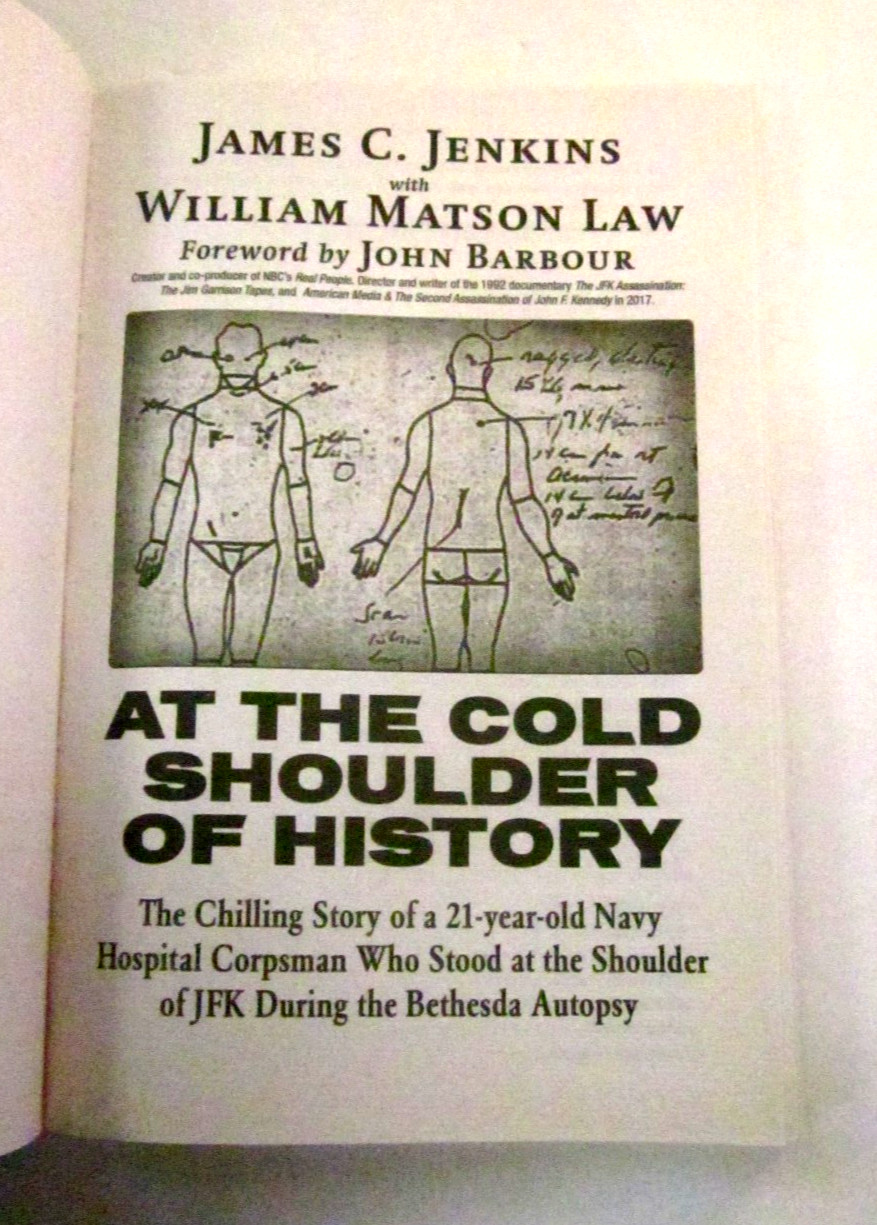 At The Cold Shoulder of History Paperback Book James Jenkins 2018 First Edition