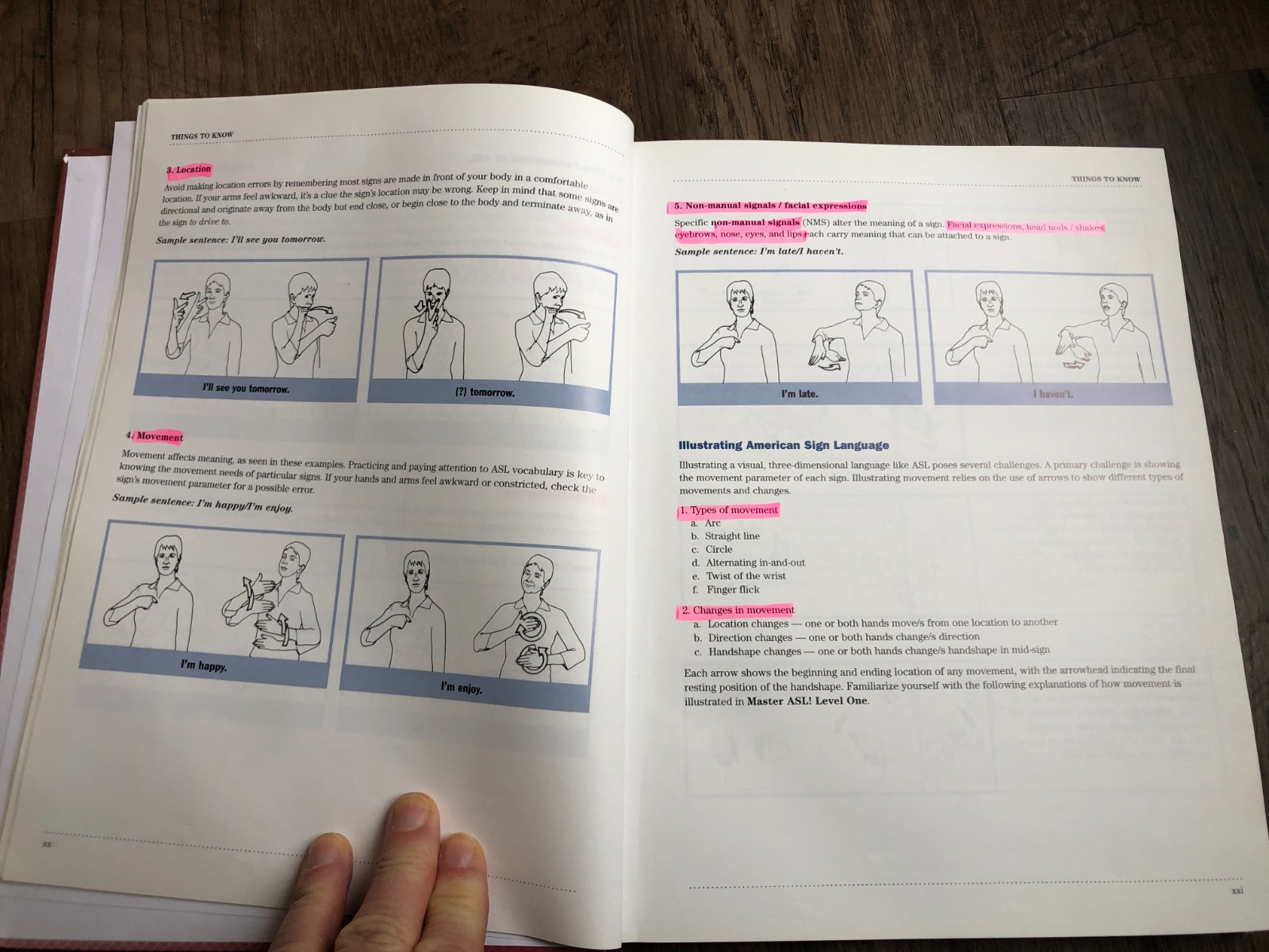 Master ASL! Level One Book by Jason E. Zinza American Sign Language 411 pages HC