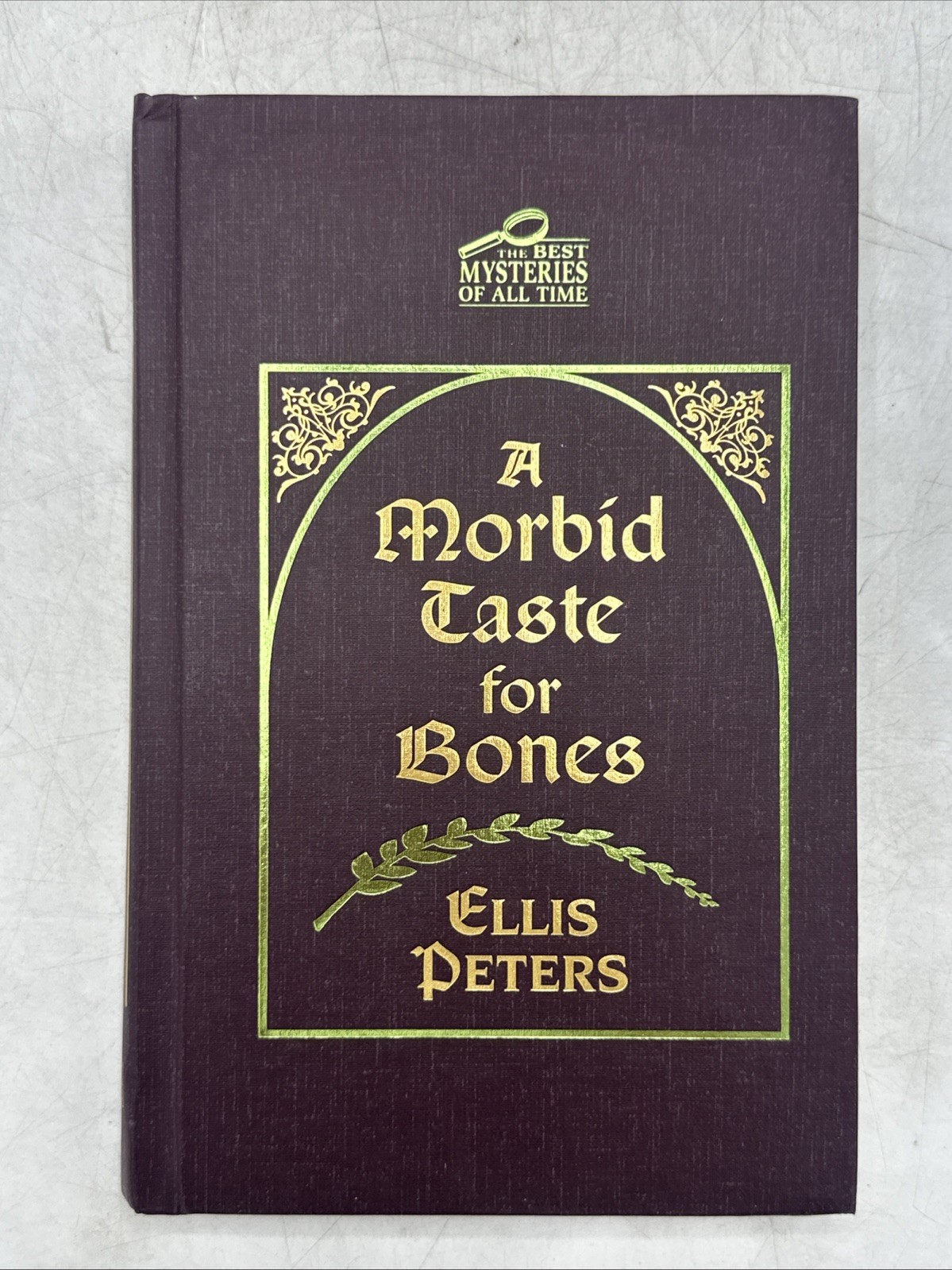 Ellis Peters — A Morbid Taste for Bones Hardcover Book Impress Mystery — GOOD